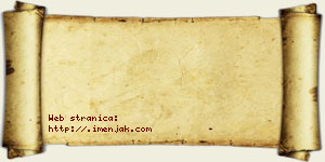 Živka Mihailović vizit kartica